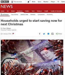 save for Christmas BBC 2Jan18